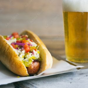 Loaded Cheese Kransky Hot Dog